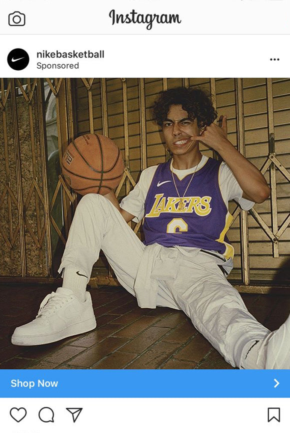 Nike X NBA Instagram Ad